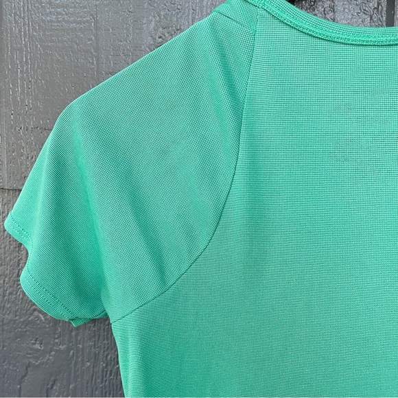 Women's Patagonia Teal Sea Green Active Performance Short Sleeve Top - Picture 7 of 8